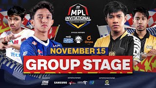 FILIPINO ONE Esports MPL Invitational 2023  Day 1  Group Stage [upl. by Analle]