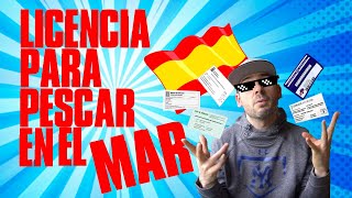 COMO SACAR la LICENCIA de PESCA en el MAR EN ESPAÑA 🦑 Licencia de PESCA Online [upl. by Orest772]