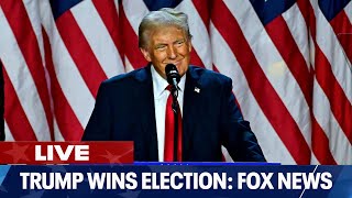 🔴 Trump speaks after winning presidency Fox News calls  LIVE [upl. by Aelanna613]