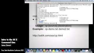 Intro to the OS X Command Line  James Stewart [upl. by Lohse445]