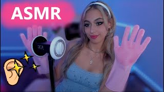 ASMR  3DIO SILICONE SCRUBBER GLOVE SOUNDS  ear massage silicone crunching minimal talking 👂✨ [upl. by Ennairam872]