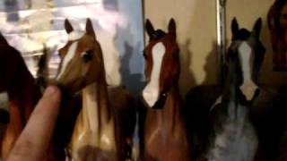 Tour of my Breyer Horse collection Over 350  Customs Artist Resins Peter Stones etc [upl. by Annazus]