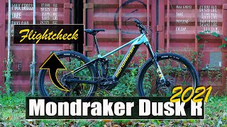 Mondraker  Dusk R 2021  Flightcheck  Shimano EP8  Fox Suspension  Maxxis Reifen  5499 € UVP [upl. by Christalle150]