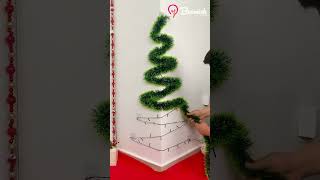 Holiday spirit in every corner Corner Christmas tree magic 🎄❤️ shorts viralvideo chritmasdecor [upl. by Pyszka308]