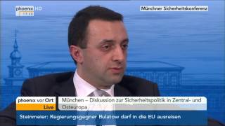 Sicherheitskonferenz  Diskussion quotSicherheitspolitik in Zentral und Osteuropaquot am 01022014 [upl. by Hoag]