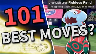 Top 101 Moves In Pokémon [upl. by Ymmak]