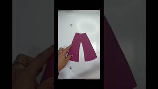 Easy cutting palazzo pants  plazzocutting plazzodesign plazo shortsfeed viralvideo stitching [upl. by Ralaigh]