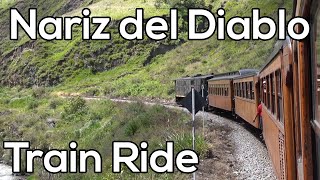 Take the spectacular train ride to Nariz del Diablo the Devils Nose Ecuador [upl. by Eeb638]