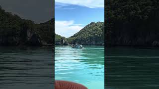 Fisher Boat Around Koh Samui travel thailand shorts boat [upl. by Latisha]