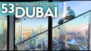 Best Things To Do in Dubai UAE 2024 4K [upl. by Adiuqram]