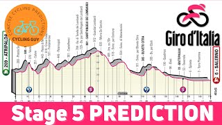 Giro dItalia 2023 Stage 5 PREVIEW  FAVOURITES  PREDICTION [upl. by Ajiam]