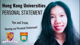 My HKU amp CUHK Personal Statement  Tips and Tricks [upl. by Nehemiah]