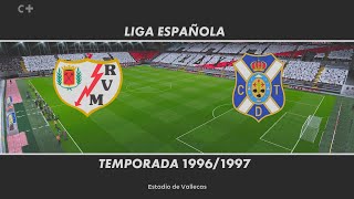 LIGA ESPAÑOLA 19961997 Rayo Vallecano vs CD Tenerife J1 SIMULACIÓN  PES2021 1440p [upl. by Yahc840]