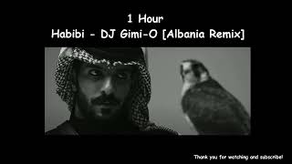 DJ GimiO x Habibi Albanian Remix  1 Hour  Tiktok 🎧 [upl. by Aicsila]