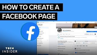 How To Create A Facebook Page [upl. by Lukey]