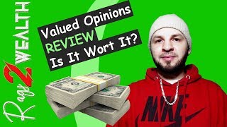 Valued Opinions Review  Is It Worth It Valued Opinions Tutorial 2019 [upl. by Erihppas710]