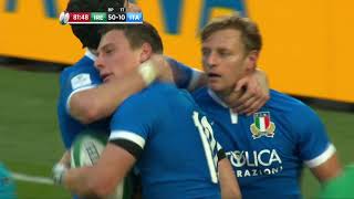 Garbisi ensures Italy finish with a flourish  Guinness Six Nations [upl. by Ayifa]