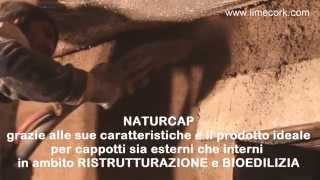 Termointonaco calce e sughero Naturcap [upl. by Eniretak]