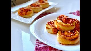 Pica puzici na Srpski način  Serbian Pizza Rolls  Serbian Pizza Buns [upl. by Phillipp85]