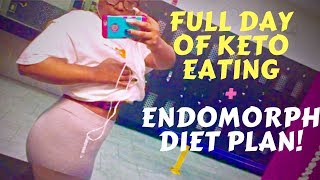 FULL DAY OF EATING ON KETOGENIC DIET AS AN ENDOMORPH [upl. by Aysan403]