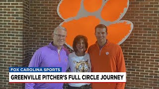 Greenville pitcher completes full circle story with Clemson baseball [upl. by Furlani]