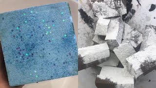 crushing floral foam Wet vs Dry relaxing sound ASMR [upl. by Yretsym]