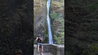 Waterfall Wednesday from Horsetail Falls OR 🗻💦 Have a great day everyone🙏🏼❤️ [upl. by Hadeehuat904]