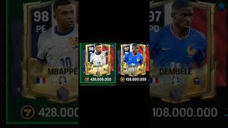 Mbappé 🇫🇷 X Dembélé 🇫🇷 fifa fifamobile eafc eafc25 eafcmobile shorts [upl. by Hartill]