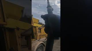 pump concrete to 55 yards 50 meters construction satisfying mechanic automobile [upl. by Oler161]