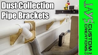 Dust Collection Pipe Bracket Hangers  158 [upl. by Anelram968]