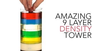 Amazing 9 Layer Density Tower  Sick Science 012 [upl. by Anaud]