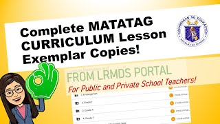 MATATAG LESSON EXEMPLAR FREE DOWNLOAD depedteachers [upl. by Geer]