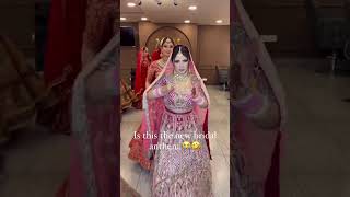 Is This The New Bridal Song 😅 bridemakeup bridalsong bridalbun dulhanmehndi dulhan song [upl. by Ninette593]