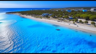 Sandy Bay Agia Napa Chrysomare Beach  Drone Fly Mavic Pro [upl. by Yedarb]