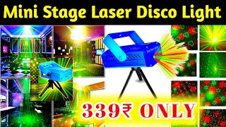 Mini Red amp Green Laser Stage Projector Lightning  Mini Laser Stage Lightning  laser light review [upl. by Rudin]