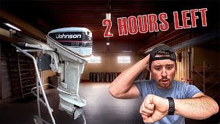 24 Hour Boat Motor Fix amp Flip Challenge Can I Profit [upl. by Schwenk]