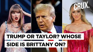 Brittany Mahomes quotQuestions Supportquot For Trump After He Attacks Taylor Swift for Endorsing Harris [upl. by Eisso661]