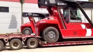 TRANSPORT KALMAR REACH STACKER PEDROSO PESADOS [upl. by Spohr]