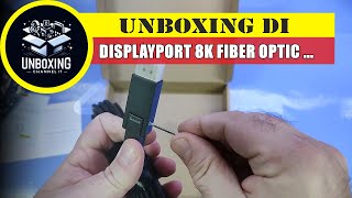 Displayport 8K Fiber Optic Cable Displayport 1 4 to Mini Displayport  CHENLENIC [upl. by Ylatan]