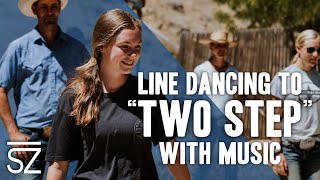 Learn to Line Dance with Music to quotTwo Stepquot By Laura Bell Bundy [upl. by Darrick]