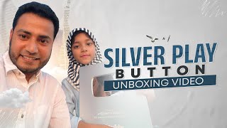 SILVER PLAY Button UNBOXING  Ayesha Tarannum with Iqbal HJ 2023 [upl. by Iva378]