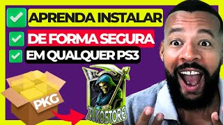 COMO INSTALAR QUALQUER ARQUIVO EM PKG NO SEU PS3 HEN OU CFW [upl. by Mukund]