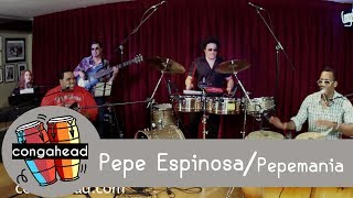 Pepe Espinosa performs Pepemania for congaheadcom [upl. by Bergstein769]