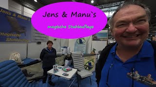 Magische StuhlauflageBesuch bei Jens amp Manu in Leipzig auf der Touristik amp Caravaning Messe 2024 [upl. by Paviour756]