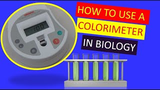 How to use a Colorimeter in Biology [upl. by Leidgam420]