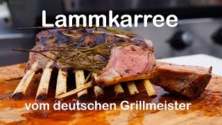 Lammkarree perfekt zubereitet vom deutschen Grillmeister [upl. by Trueblood449]