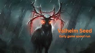 Valheim Seed  Early Game Speed Run  FREYA [upl. by Harpole]