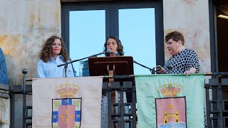 La bembibrense Jennifer Martínez abre las Fiestas del Cristo y pide apostar el el futuro industrial [upl. by Atineg]