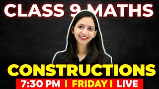 Class 9 Maths Public Exam Constructions  Exam Winner [upl. by Einial]