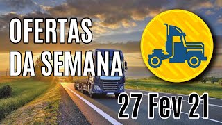 OFERTAS DE CAMINHÕES DA SEMANA  27Fev21 [upl. by Amabil]